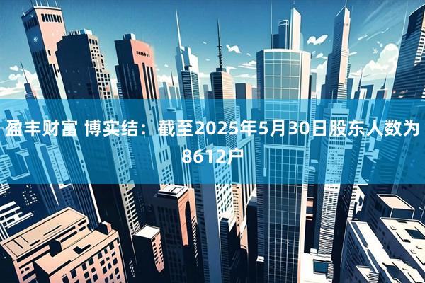 盈丰财富 博实结：截至2025年5月30日股东人数为8612户