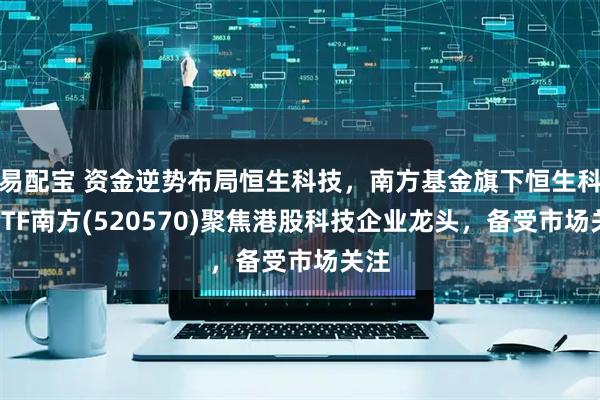 易配宝 资金逆势布局恒生科技，南方基金旗下恒生科技ETF南方(520570)聚焦港股科技企业龙头，备受市场关注